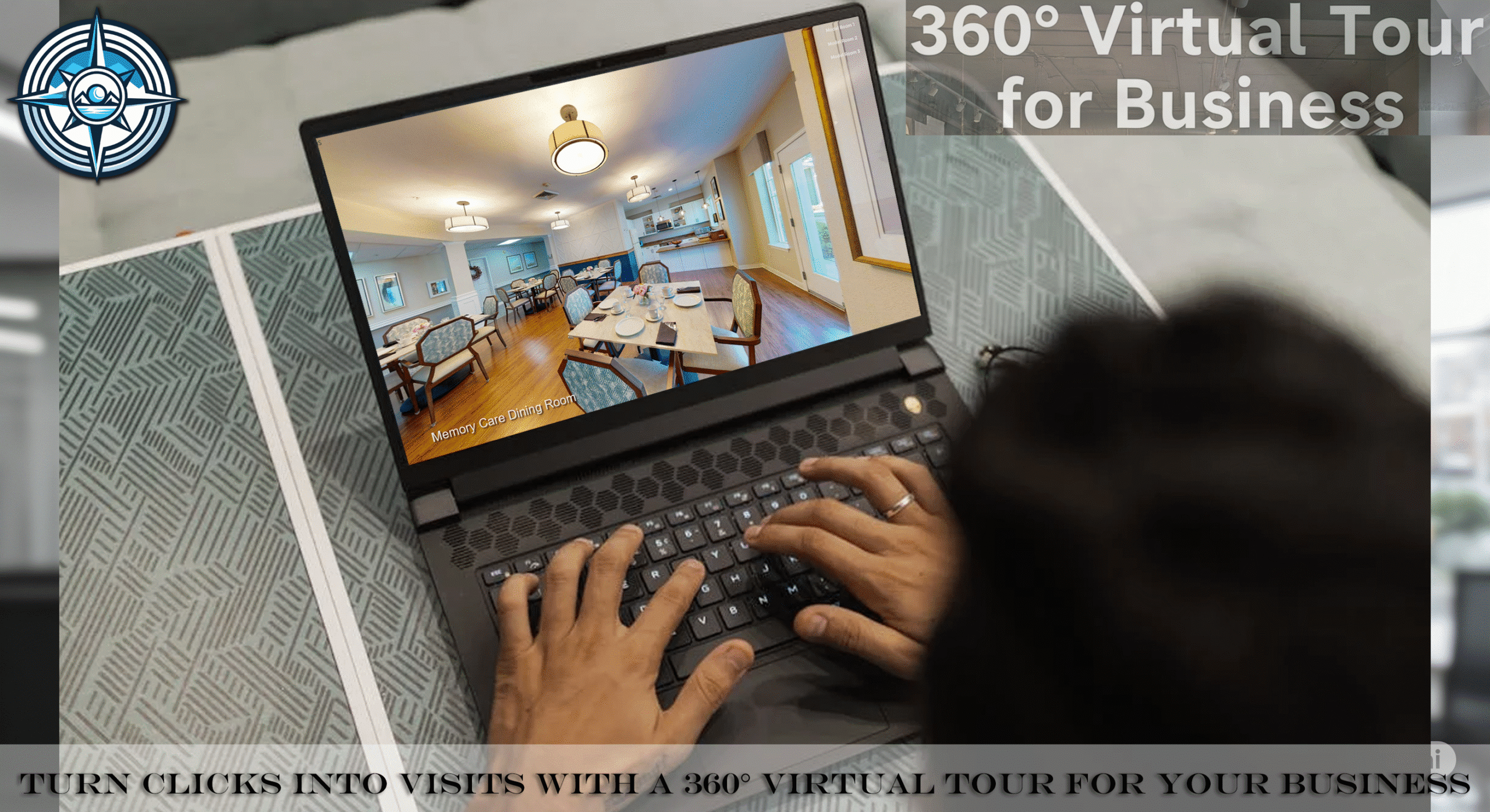 Turn clicks 360° virtual tour for your business
