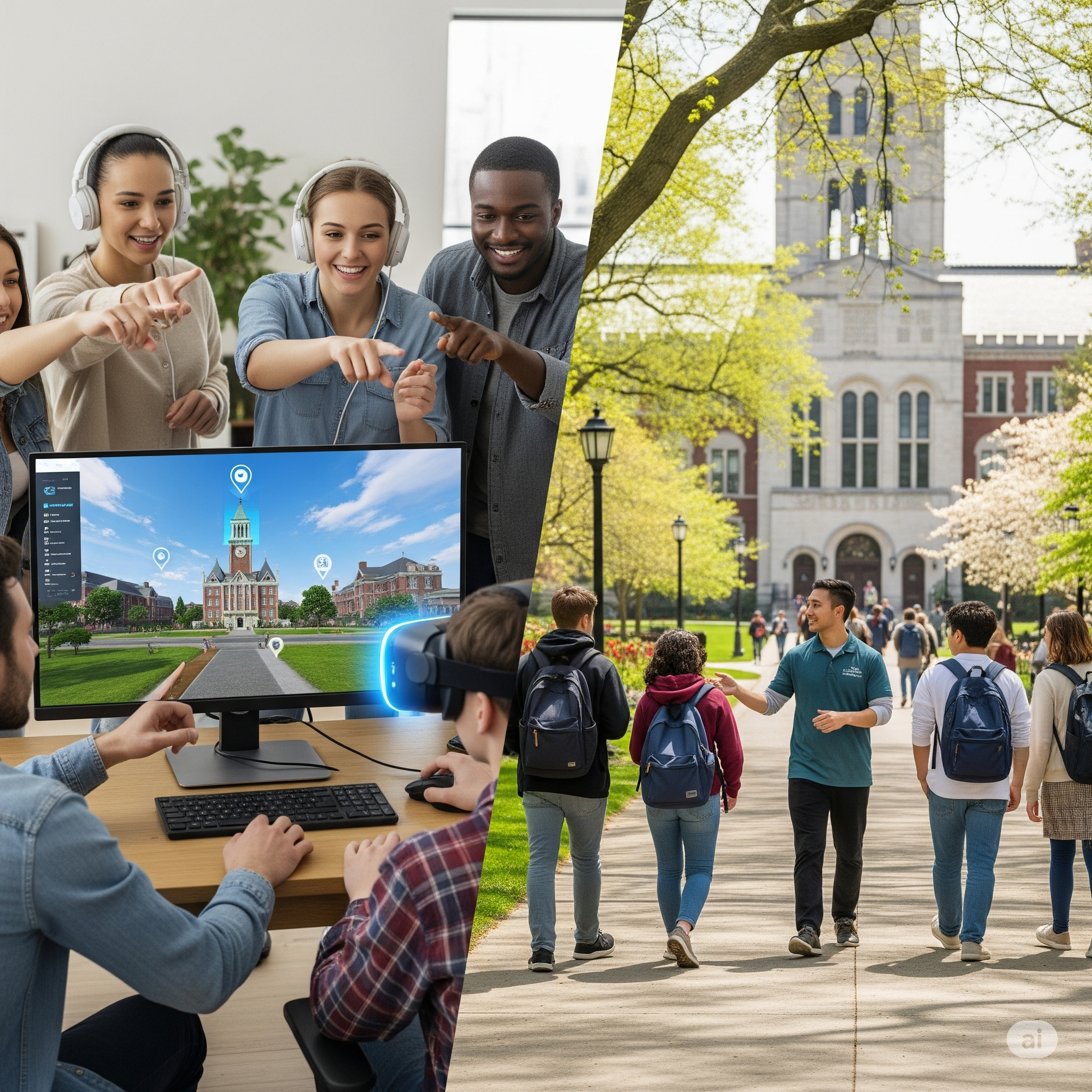 Campus Virtual Tours vs. Traditional Campus Visits